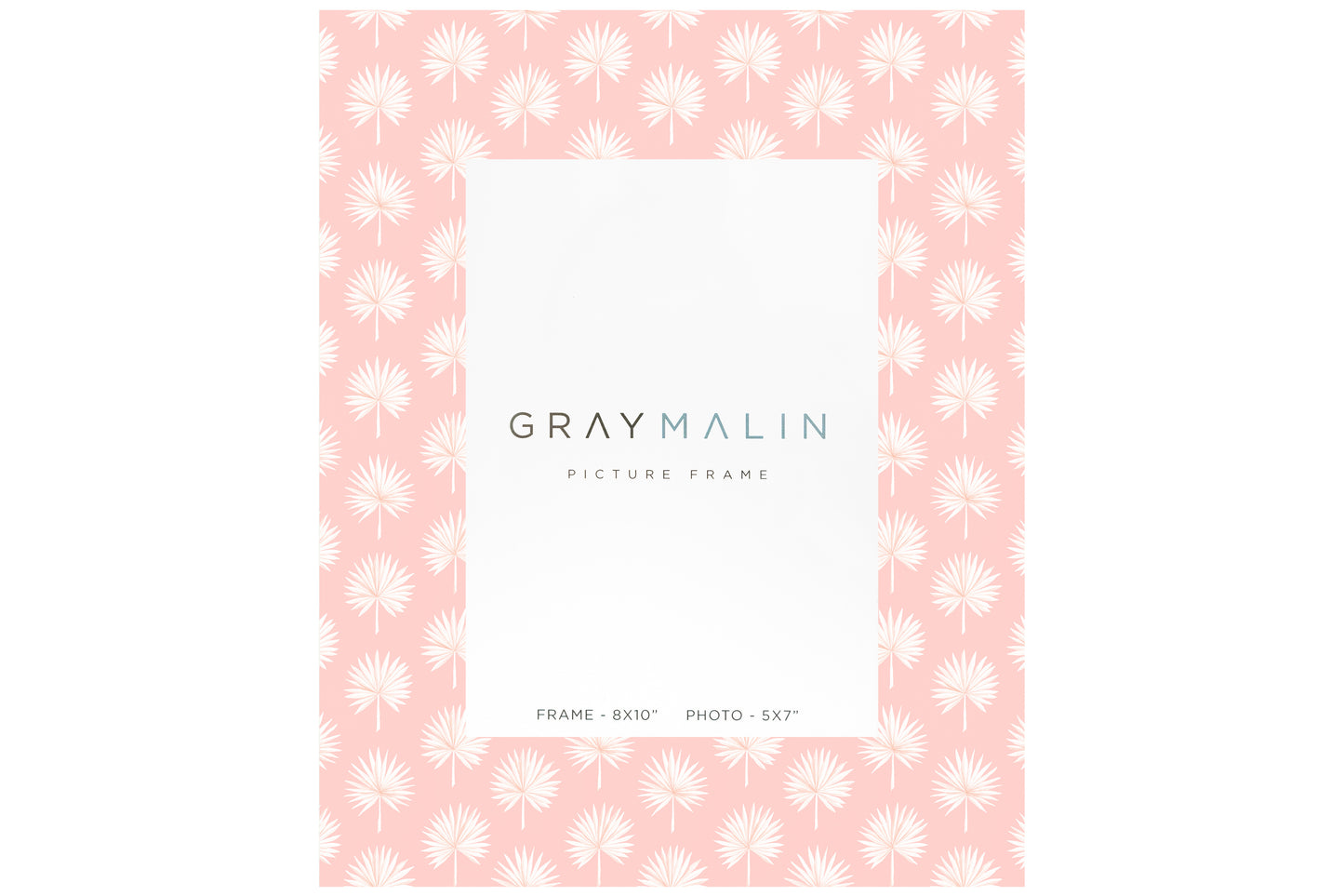 The Isla Palm Vertical Picture Frame - Coral Pink