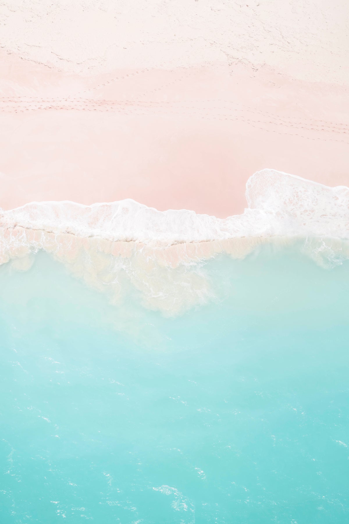 Pink Sand Beach Triptych, Harbour Island, Bahamas