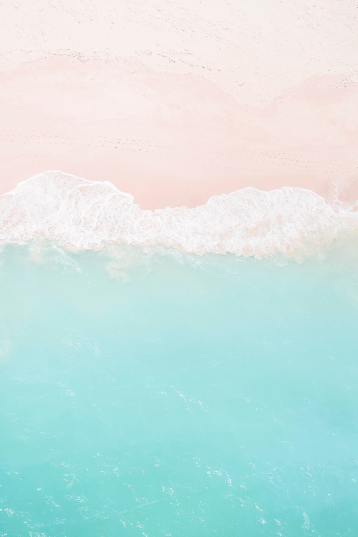 Pink Sand Beach Triptych, Harbour Island, Bahamas