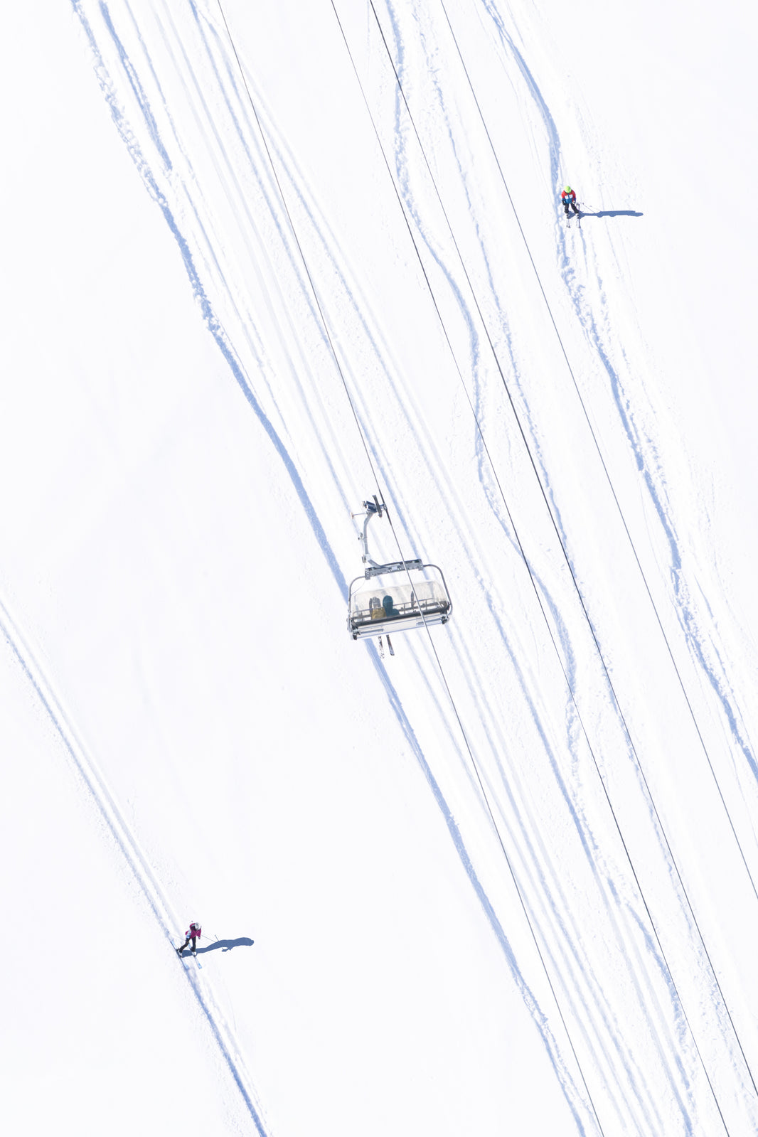 Pioneer Mountain Chairlift, Yellowstone Club, Montana by Gray Malin