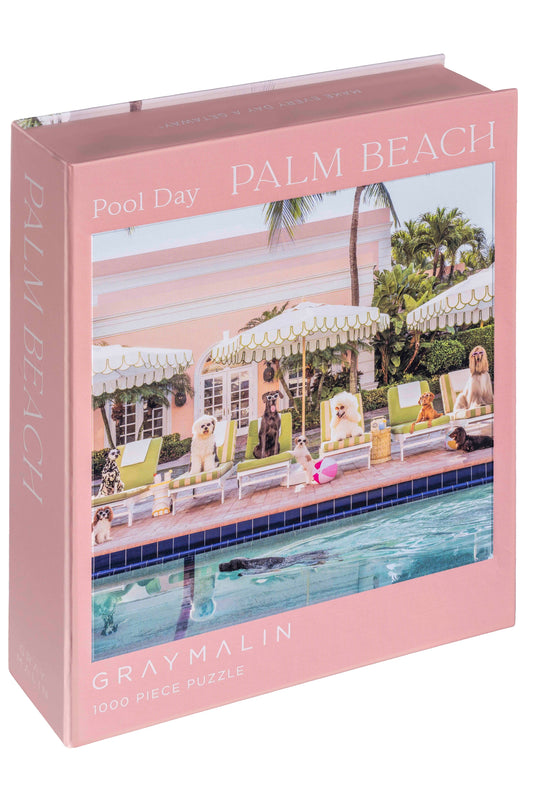 Product image for Gray Malin Palm Beach 1000 Piece Book Box Puzzle