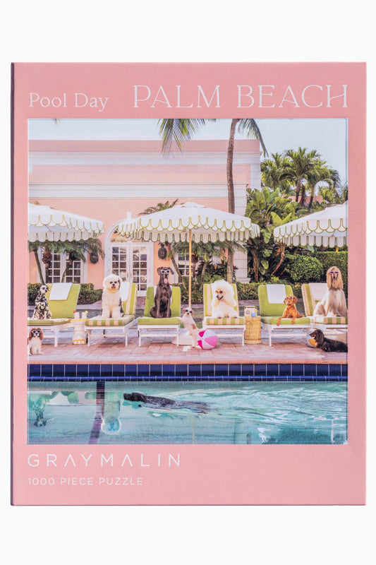 Product image for Gray Malin Palm Beach 1000 Piece Book Box Puzzle