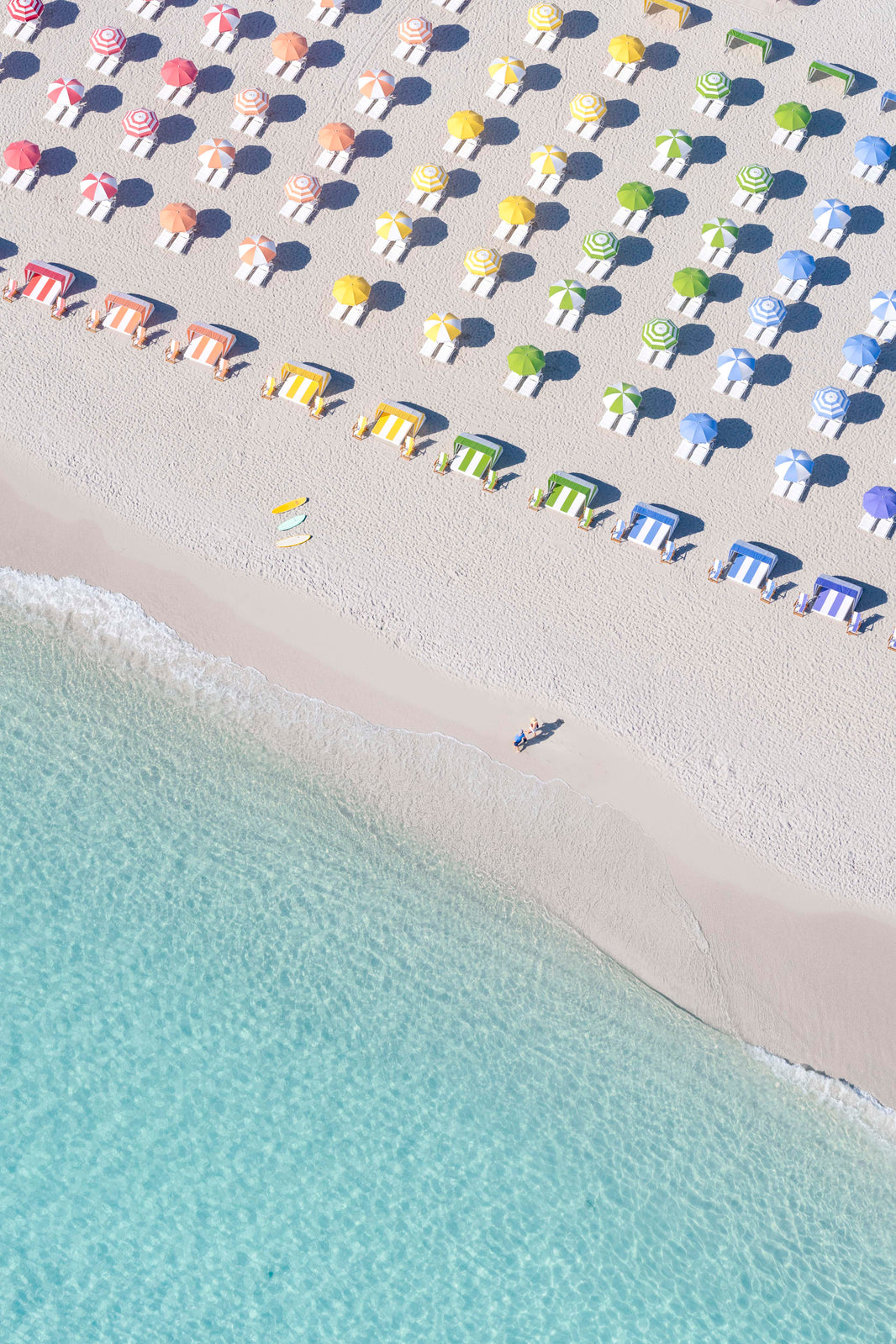 Photography by Gray Malin of Rainbow Coast, Pride Beach™, Miami