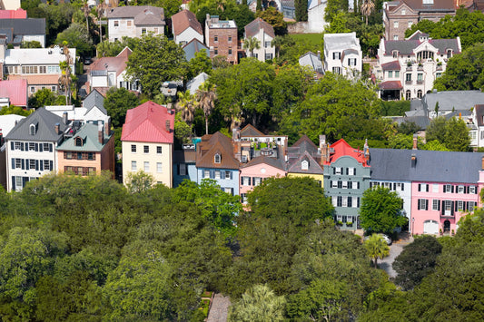 Product image for Rainbow Row, Charleston, South Carolina