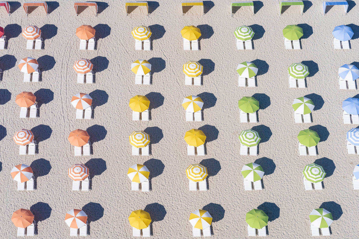 Rainbow Umbrellas, Pride Beach™, Miami