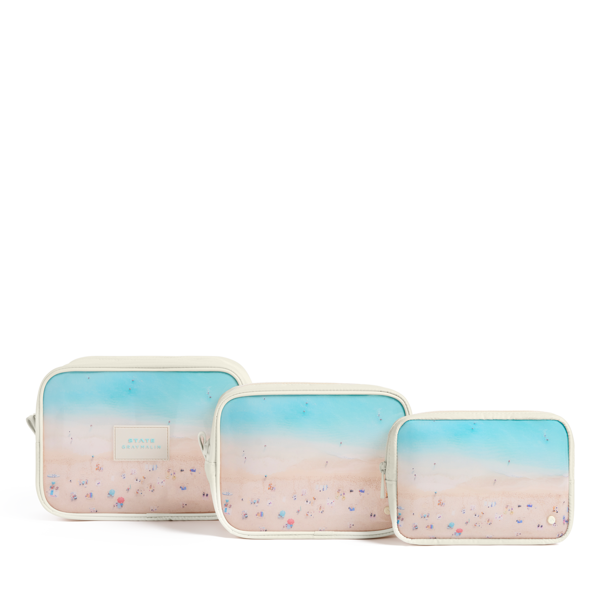 STATE x Gray Malin Travel Pouch Set of Three