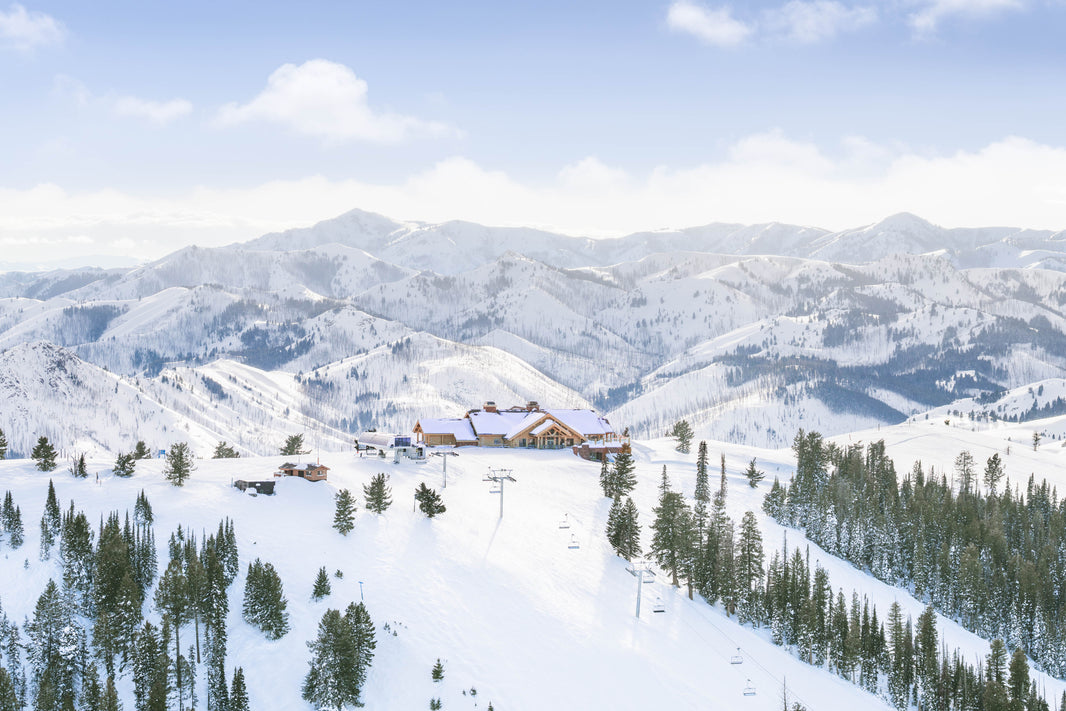 Photography by Gray Malin of Seattle Ridge Lodge, Sun Valley