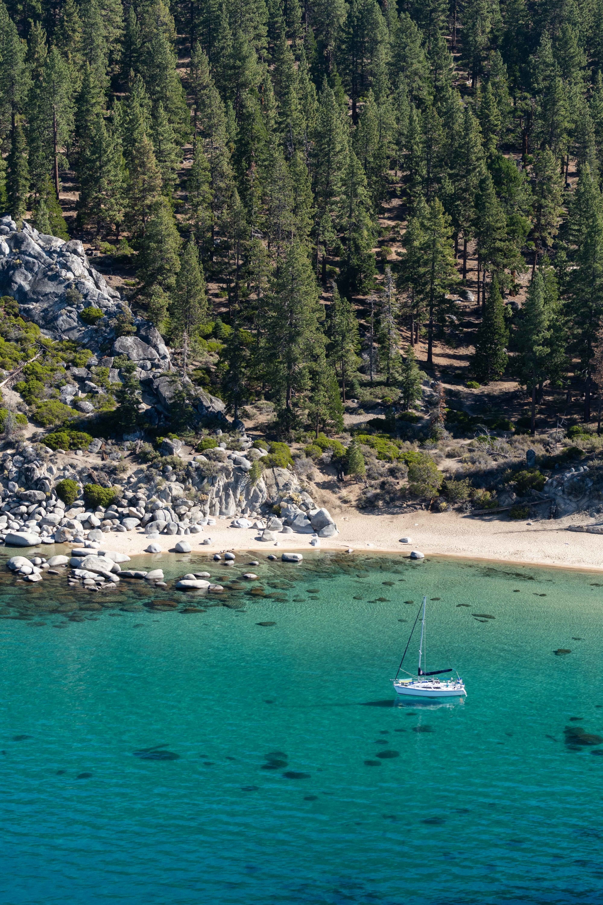 Secret Harbor Sailboat, Lake Tahoe