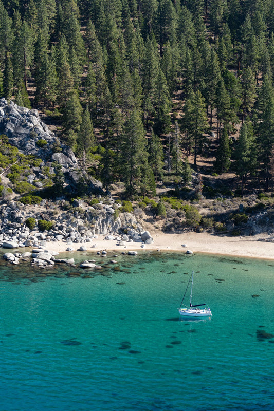 Product image for Secret Harbor Sailboat, Lake Tahoe