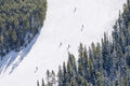 Skiing Lone Mountain, Big Sky, Montana
