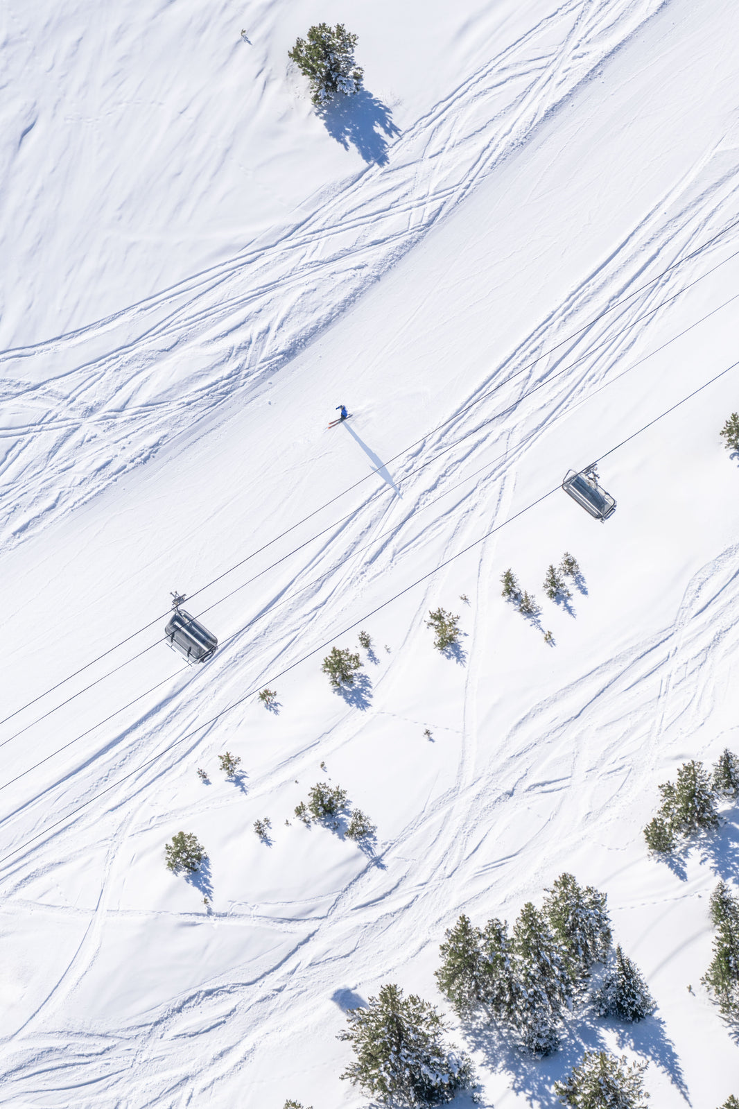 Skiing Yellowstone Club, Montana by Gray Malin