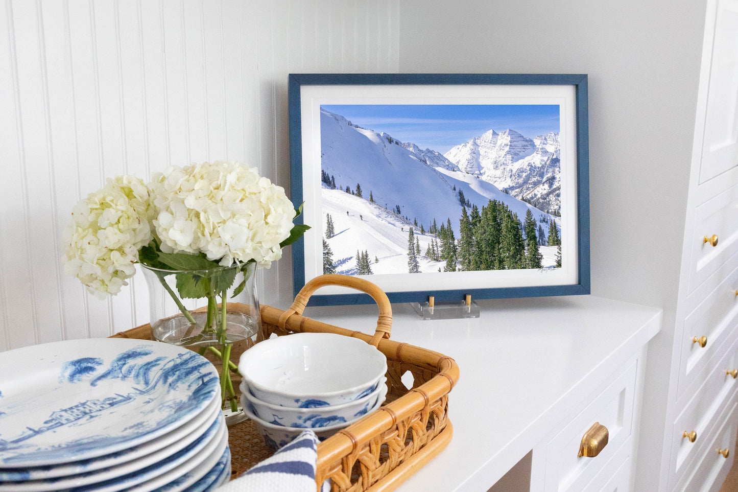Skinning Past Maroon Bells, Aspen Highlands
