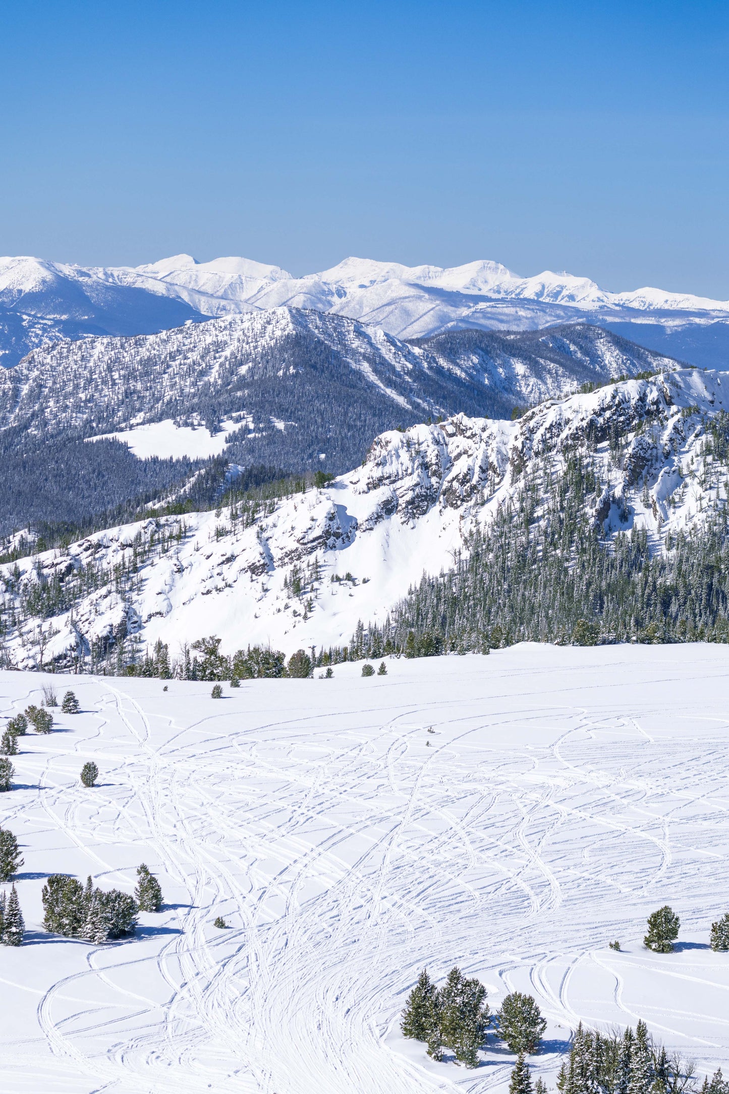 Sphinx Mountain Triptych, Montana