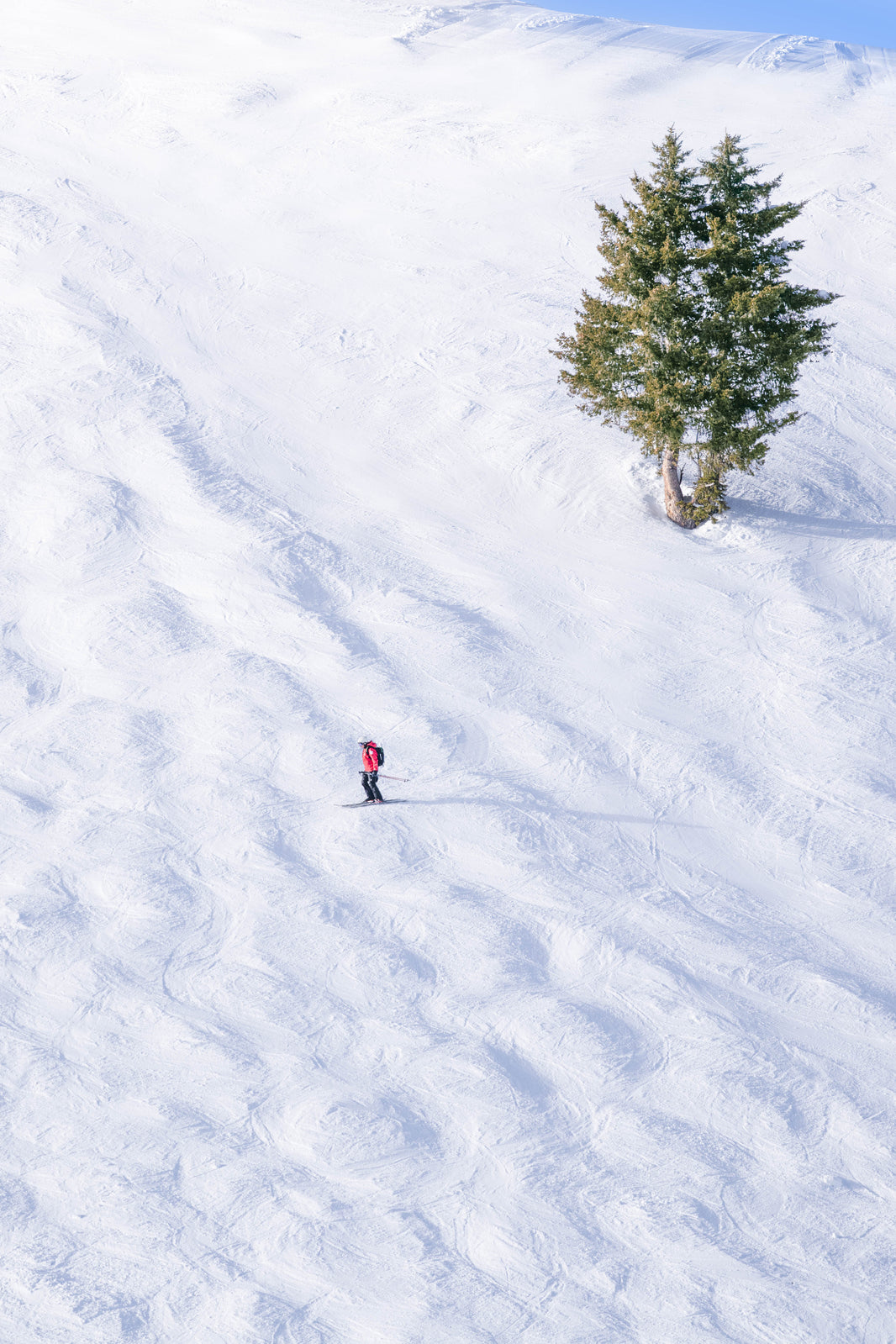 Photography by Gray Malin of Sun Valley Skier, Christmas Bowl