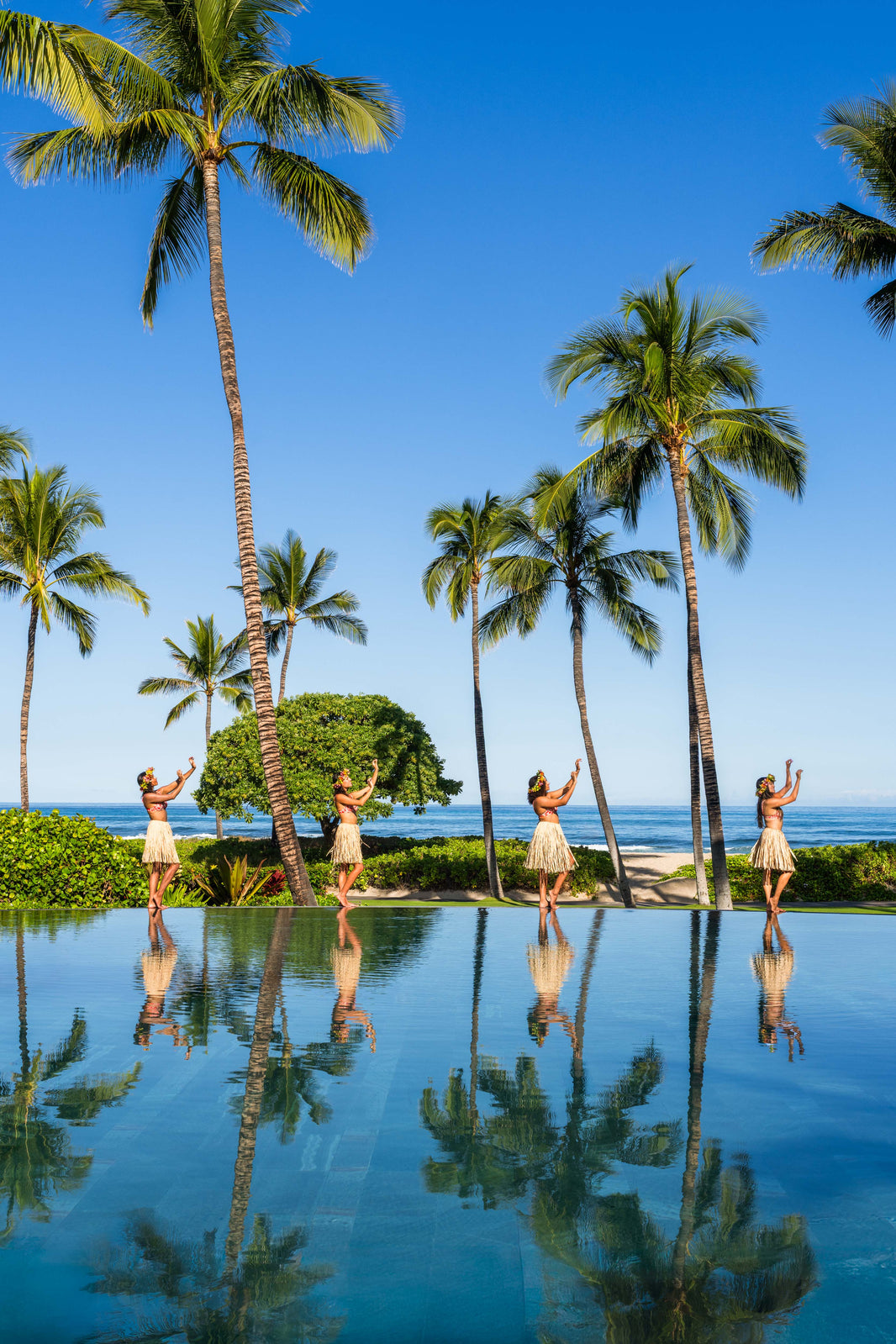 Photography by Gray Malin of Sunrise Reflections, Four Seasons Hualalai, Hawai’i