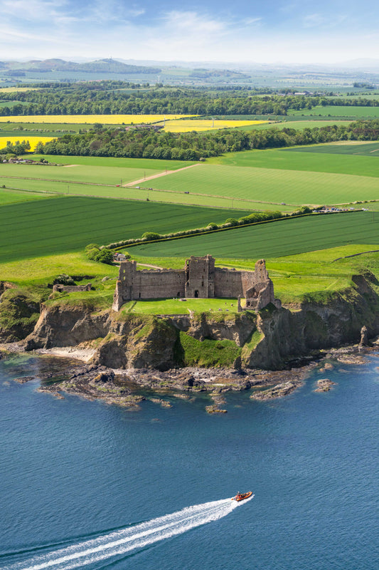 Tantallon Castle Vertical, North Berwick, Scotland