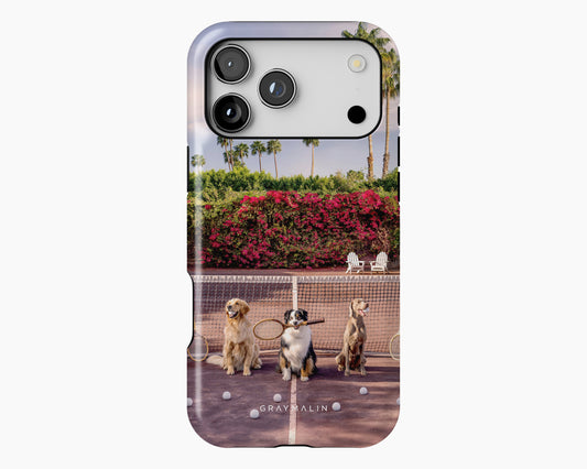 The Tennis Dogs iPhone Case