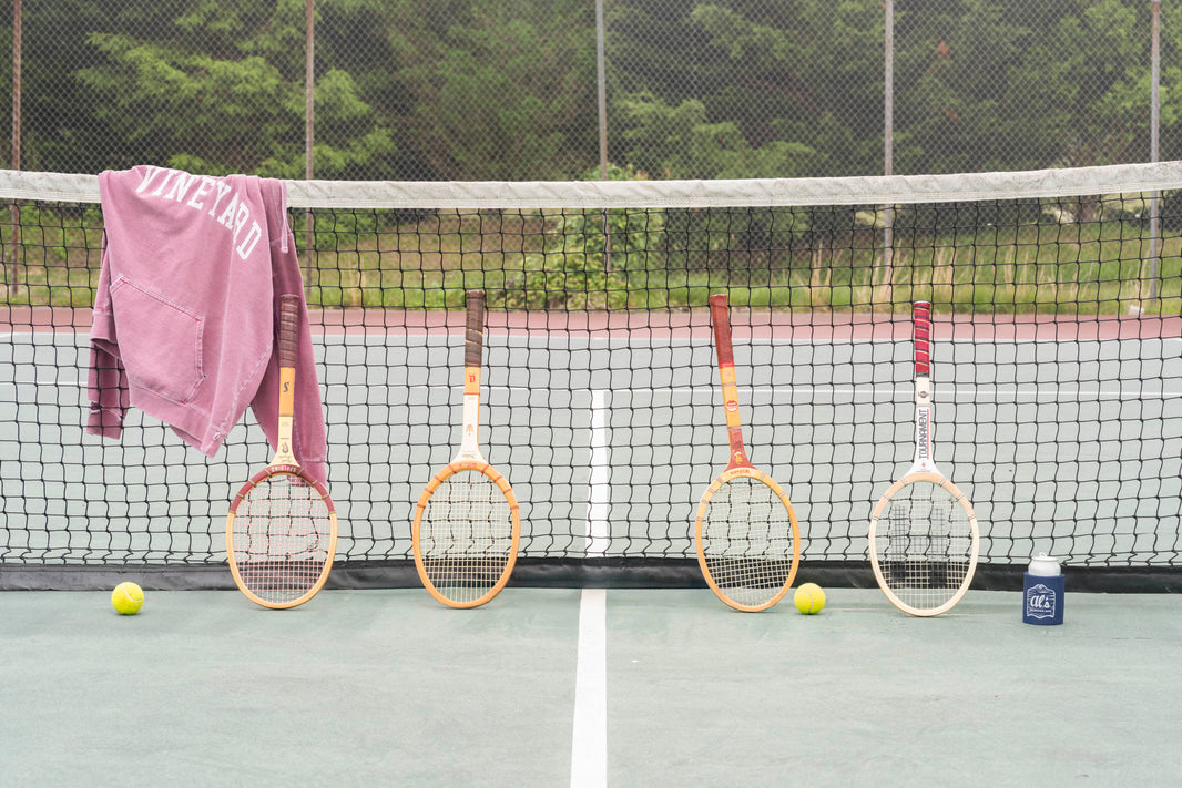 Photography by Gray Malin of Tennis Match, Martha’s Vineyard