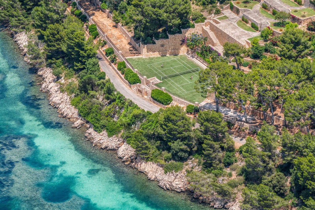 Tennis by the Sea, Mallorca by Gray Malin