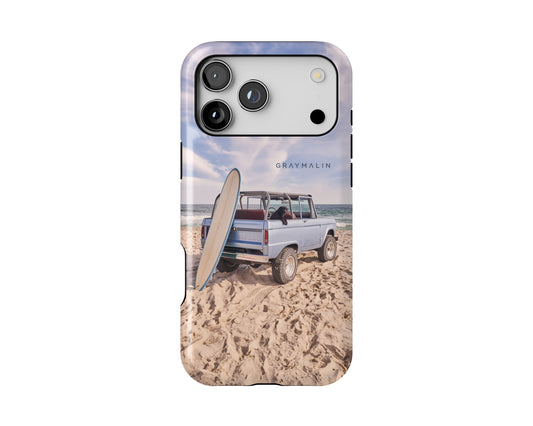 The Beach Bronco Pup iPhone Case by Gray Malin