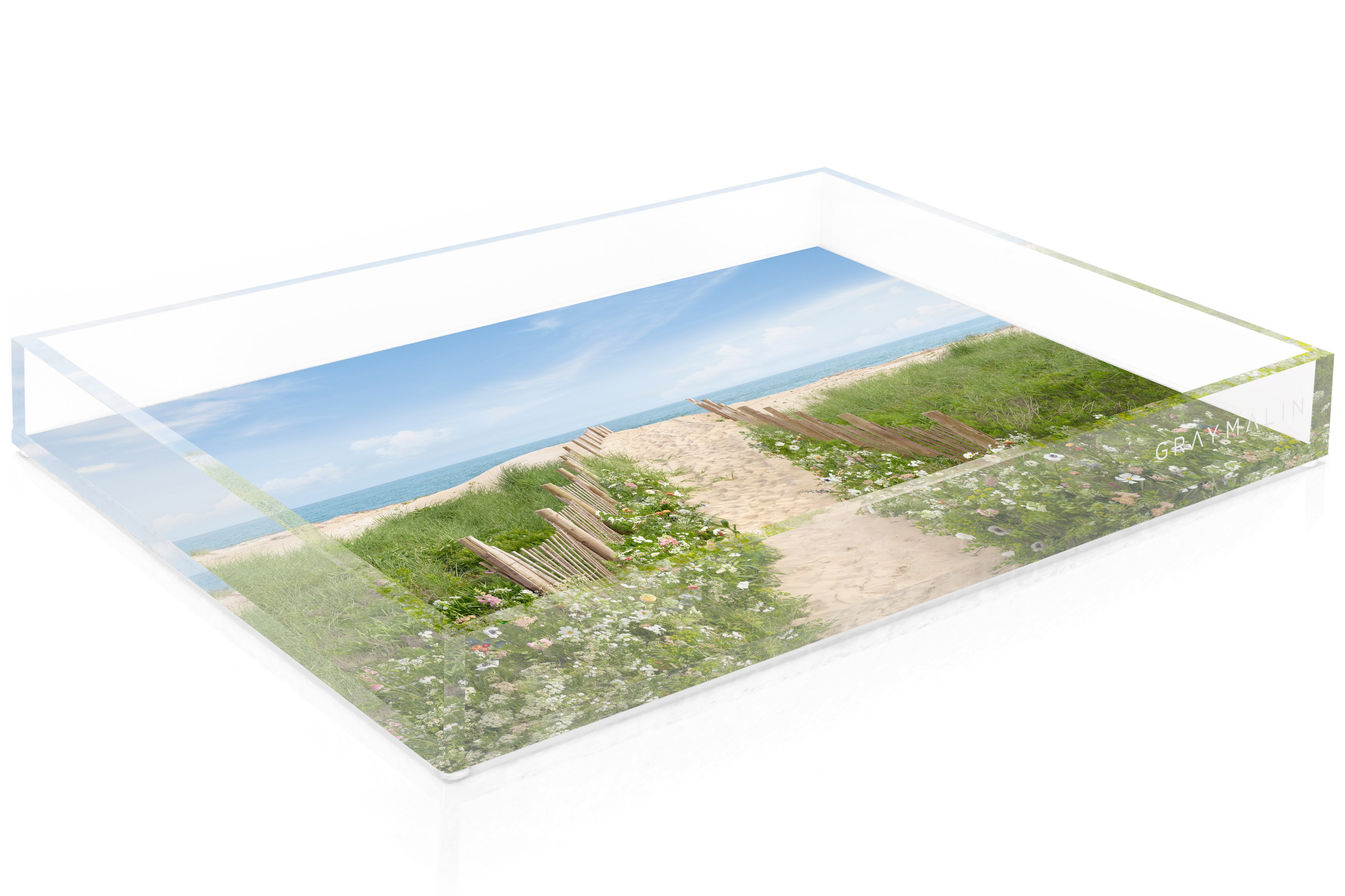 The Beach Path Tray - Gray Malin