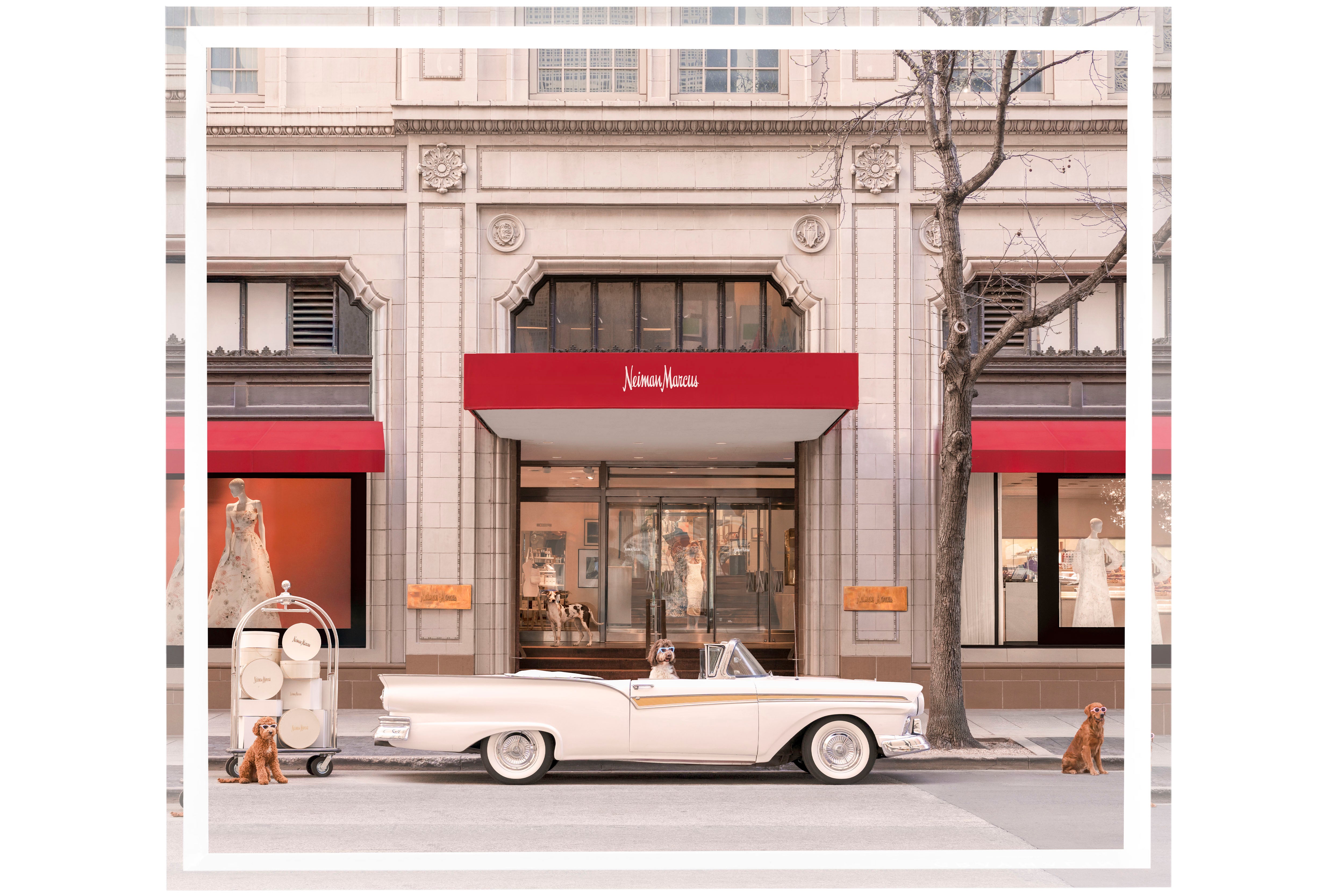 The Arrival, Neiman Marcus, Downtown Dallas Tray by Gray Malin