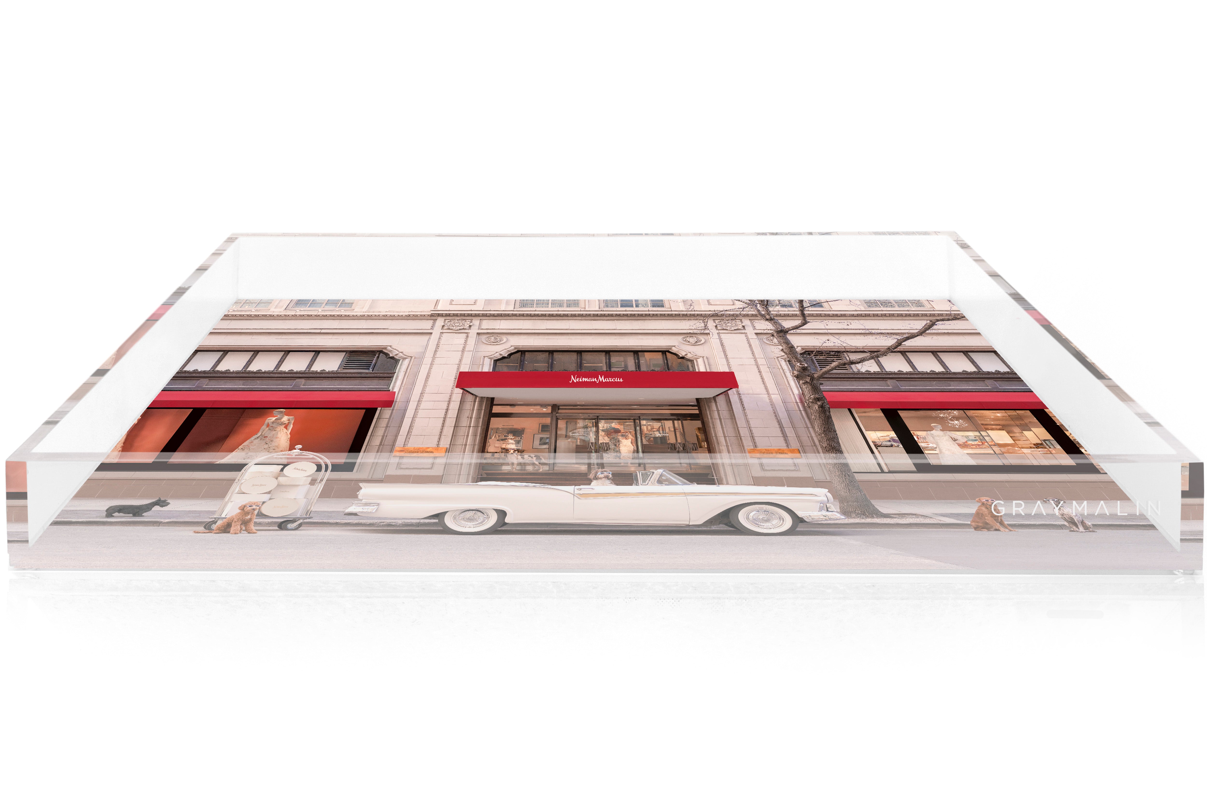The Arrival, Neiman Marcus, Downtown Dallas Tray by Gray Malin