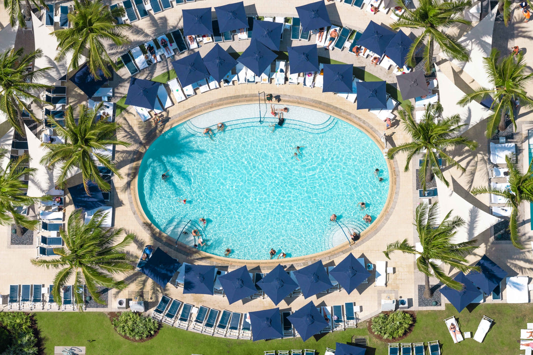 Photography by Gray Malin of The Boca Raton Resort Pool, Florida