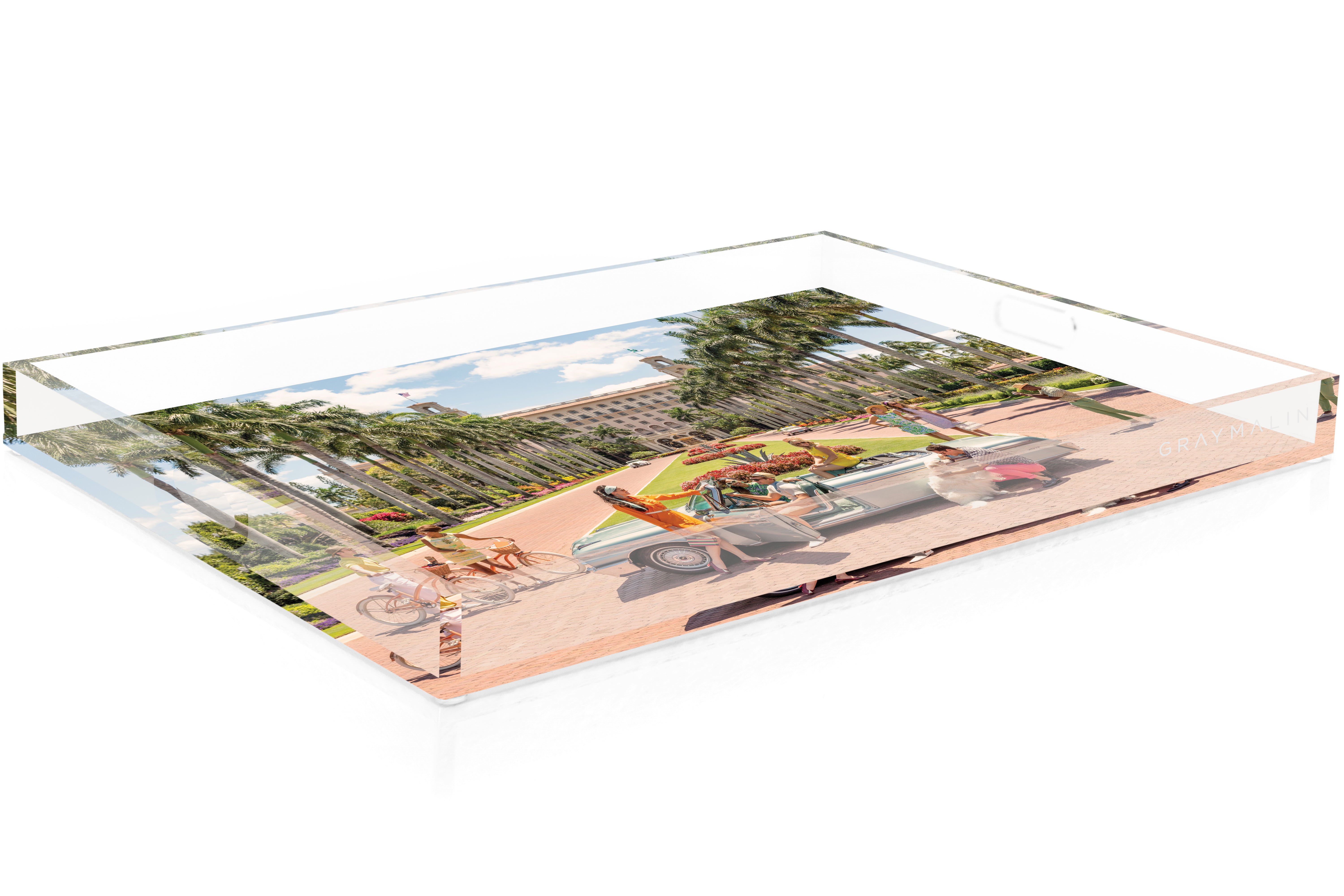 The Breakers Palm Beach Tray – Gray Malin