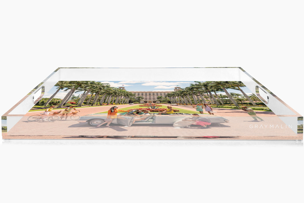 The Breakers Palm Beach Tray by Gray Malin