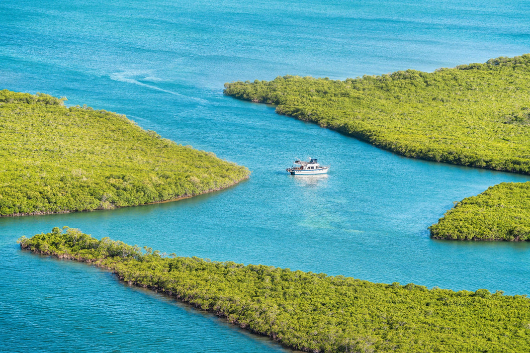 Photography by Gray Malin of The Fishing Boat, Key Largo, Florida