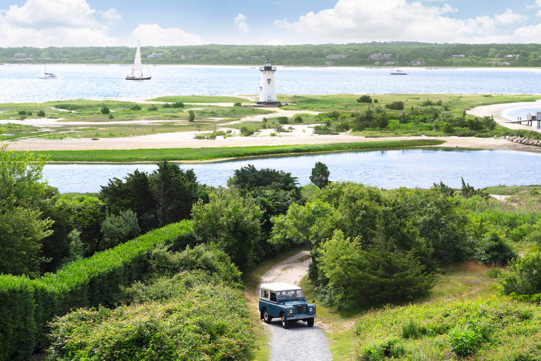 Photography by Gray Malin of The Land Rover, Martha’s Vineyard