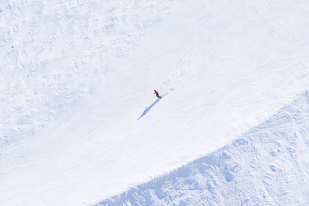The Skier, Lone Mountain, Big Sky, Montana by Gray Malin