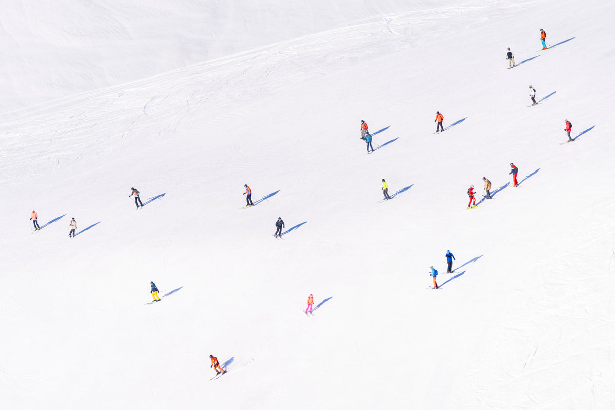 The Skiers, Courchevel, French Alps