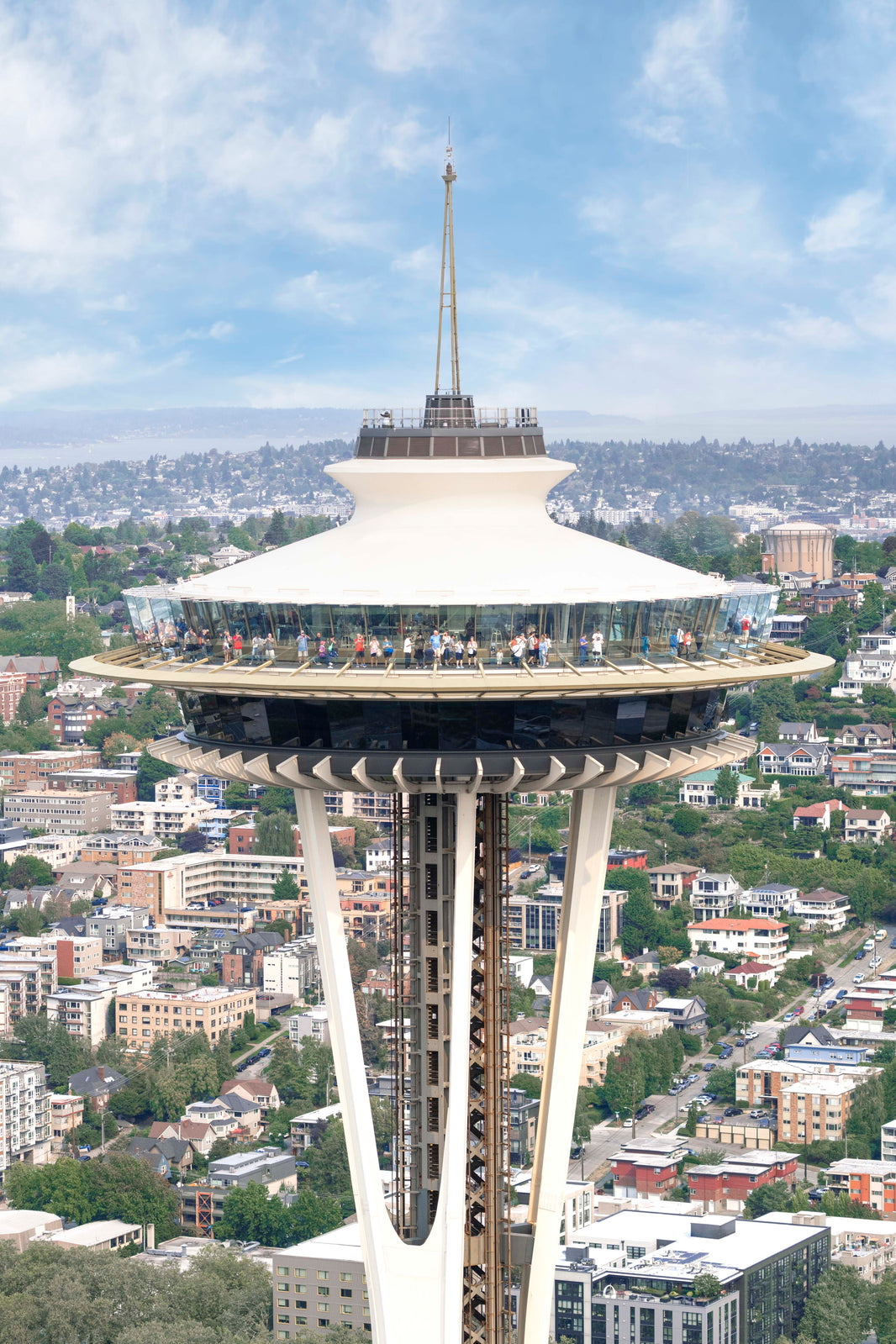 Photography by Gray Malin of The Space Needle Vertical, Seattle