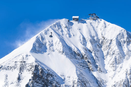 Top of Lone Mountain, Big Sky, Montana