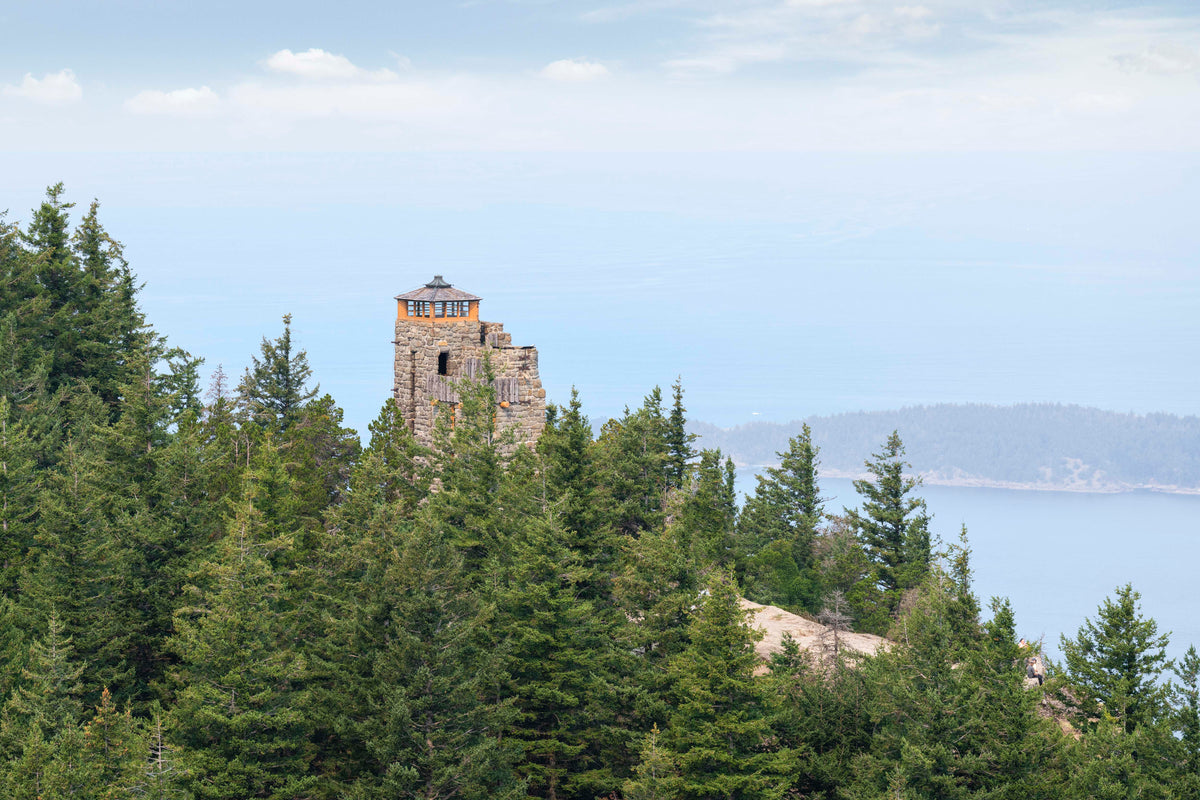 Top of Mount Constitution, Orcas Island, Puget Sound