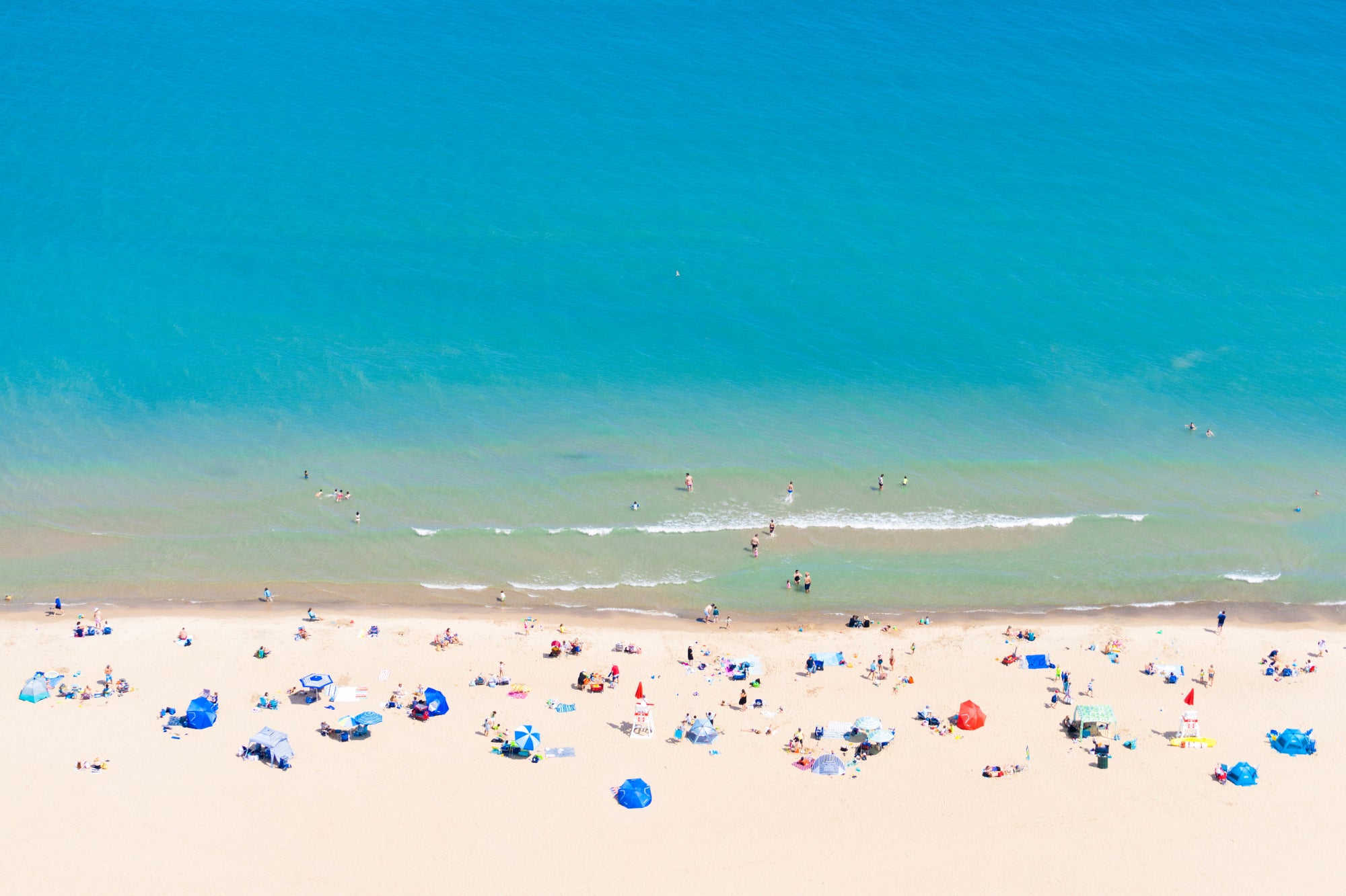 Wilmette Beach Day, Chicago