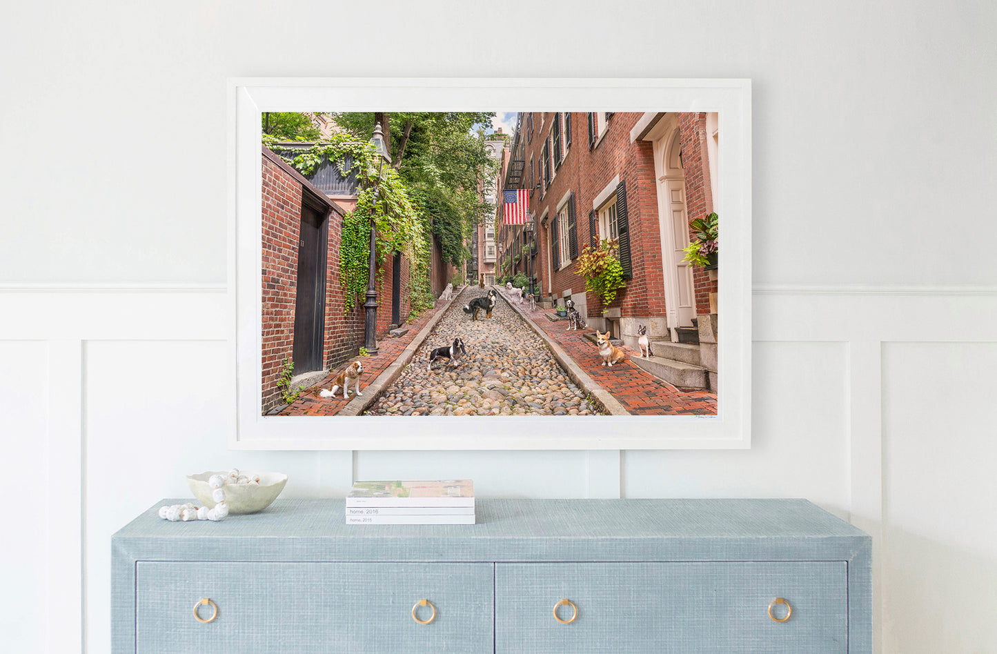 Acorn Street, Beacon Hill, Boston