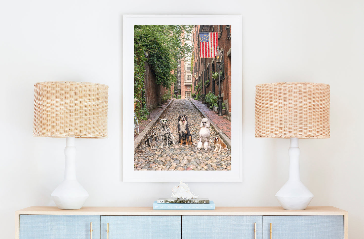 Acorn Street Vertical, Beacon Hill, Boston