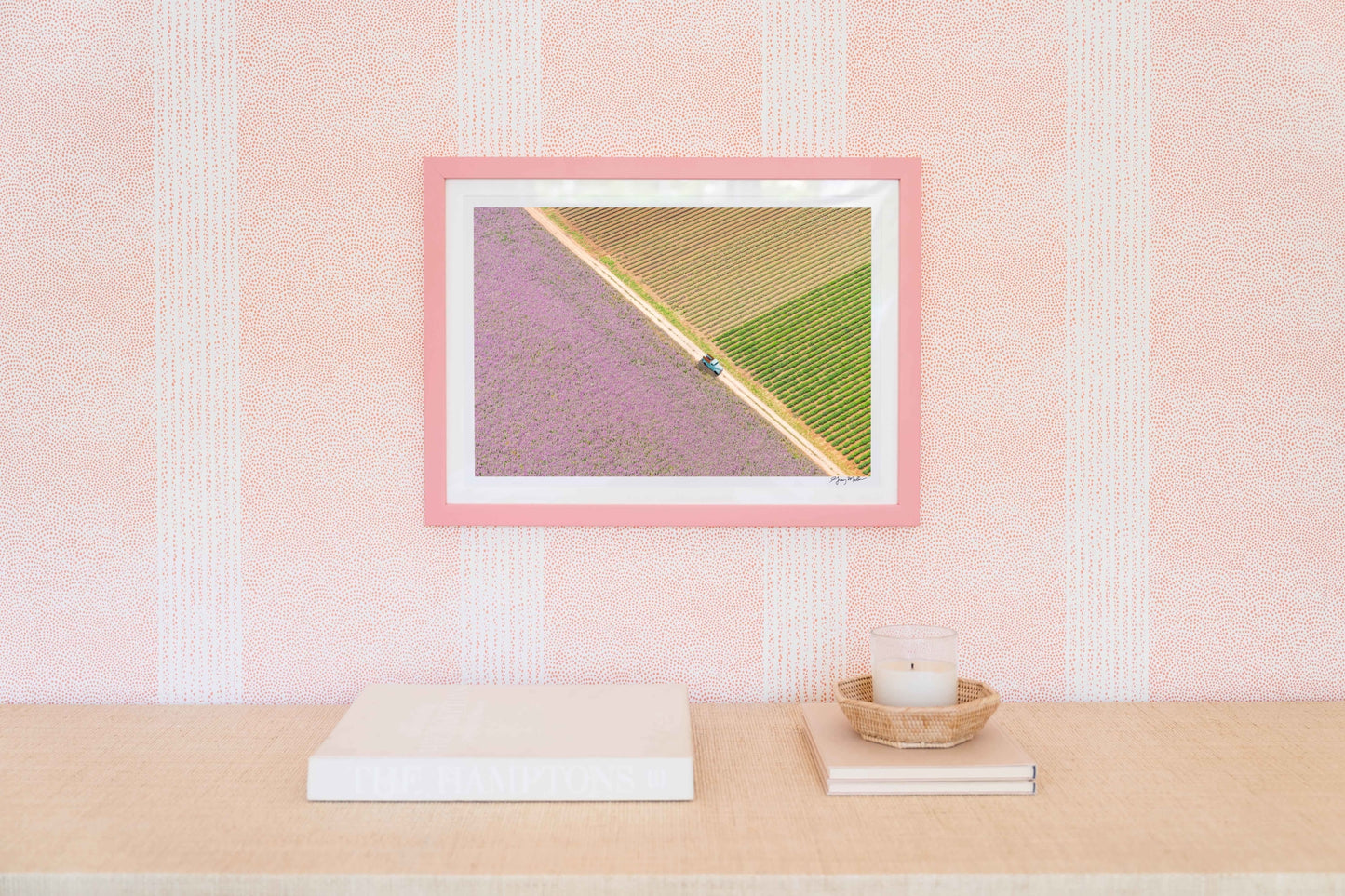 Afternoon in Provence, Pink Frame