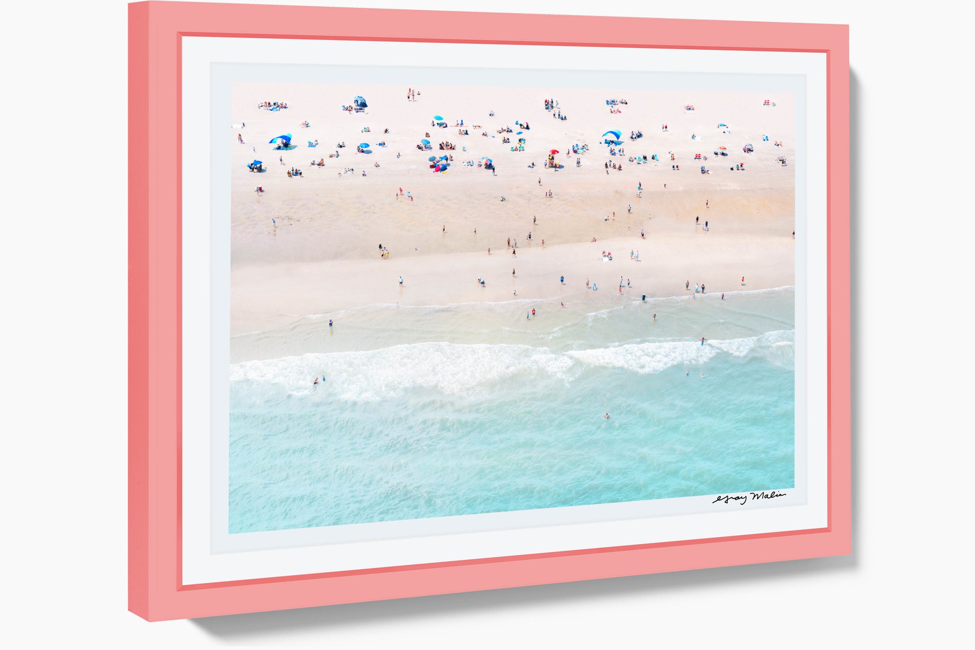 Beach Day Bliss, Hilton Head, South Carolina, Pink Frame