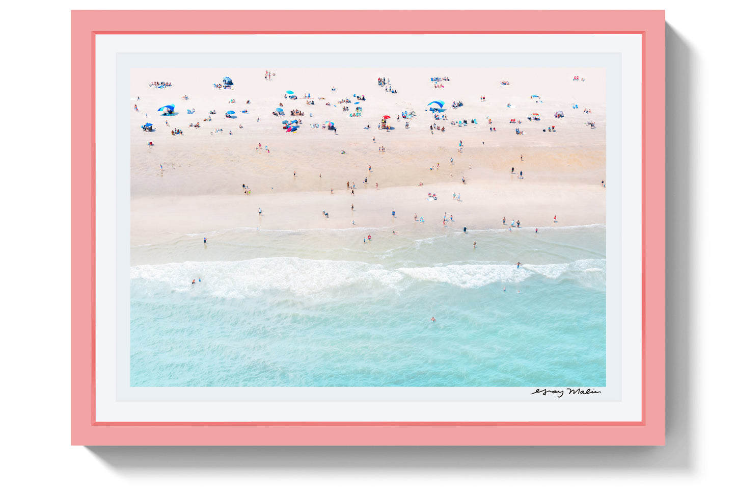 Beach Day Bliss, Hilton Head, South Carolina, Pink Frame