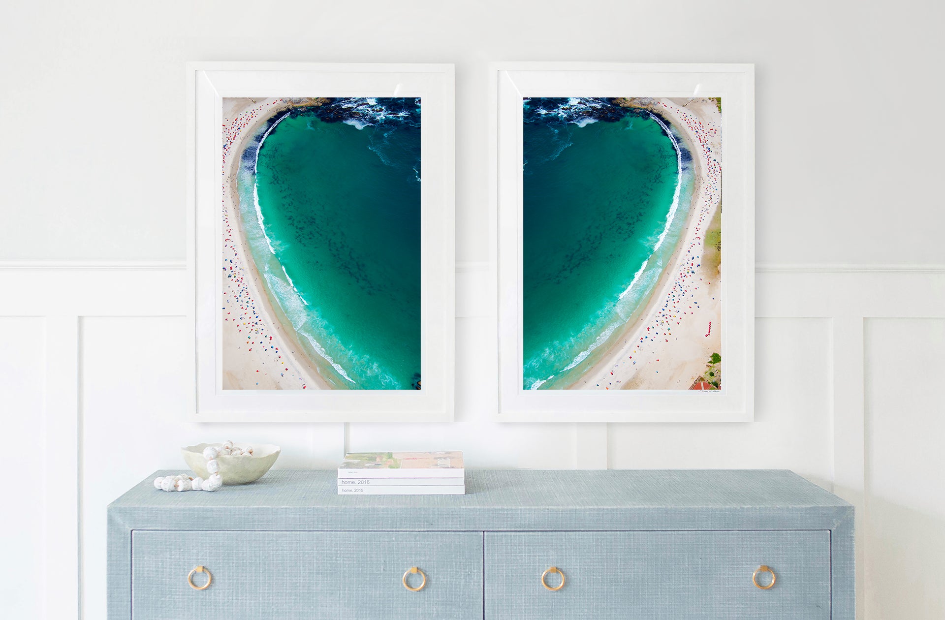 Camps Bay Heart Diptych