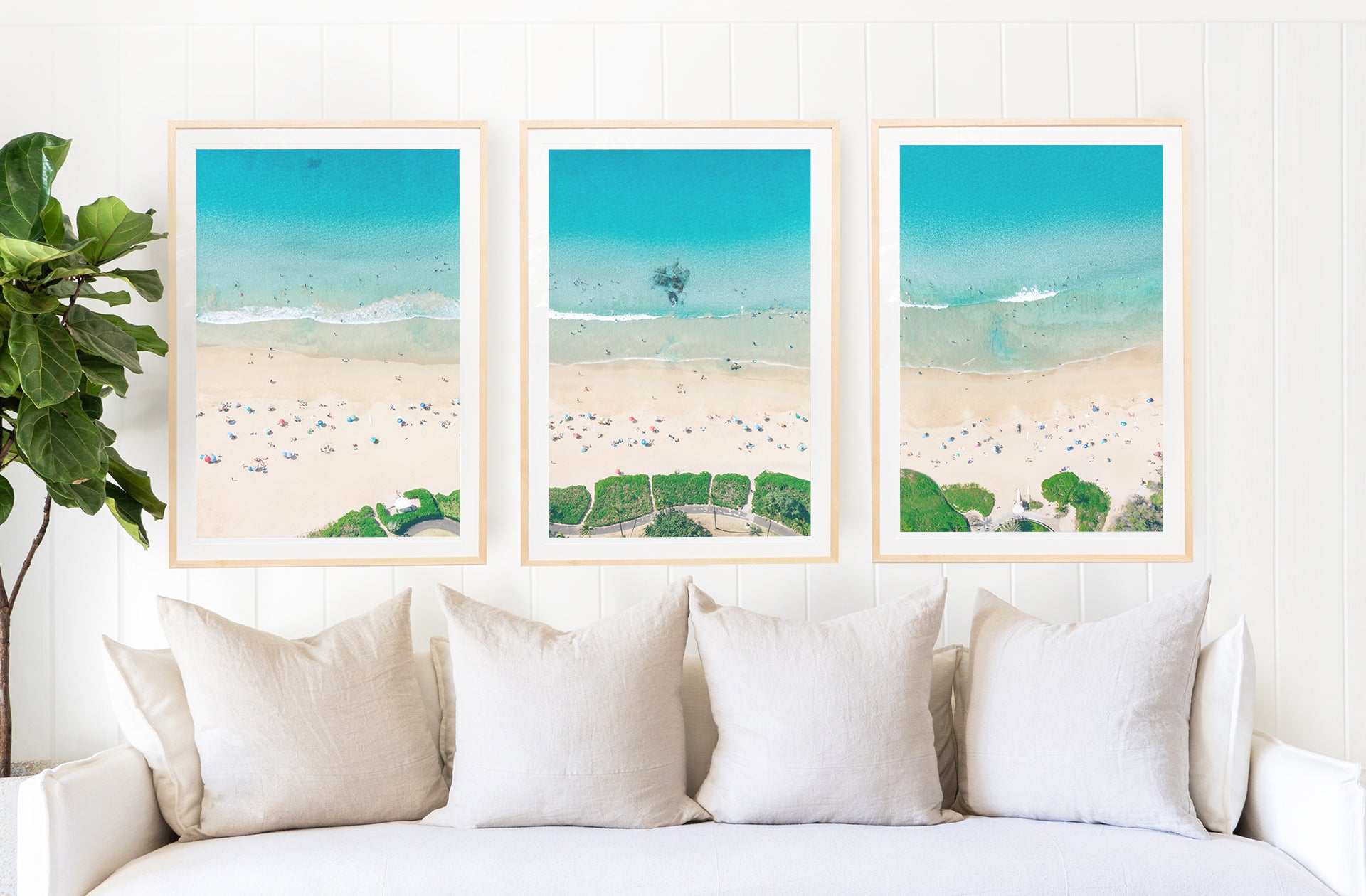 Hapuna Beach Triptych