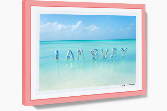 Product image for I Am Busy Balloons, Pink Frame