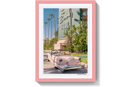 Joy Ride, The Beverly Hills Hotel, Pink Frame