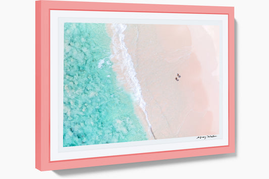 Product image for Pink Sand Stroll, Harbour Island, Pink Frame