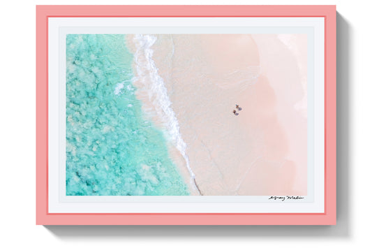 Product image for Pink Sand Stroll, Harbour Island, Pink Frame