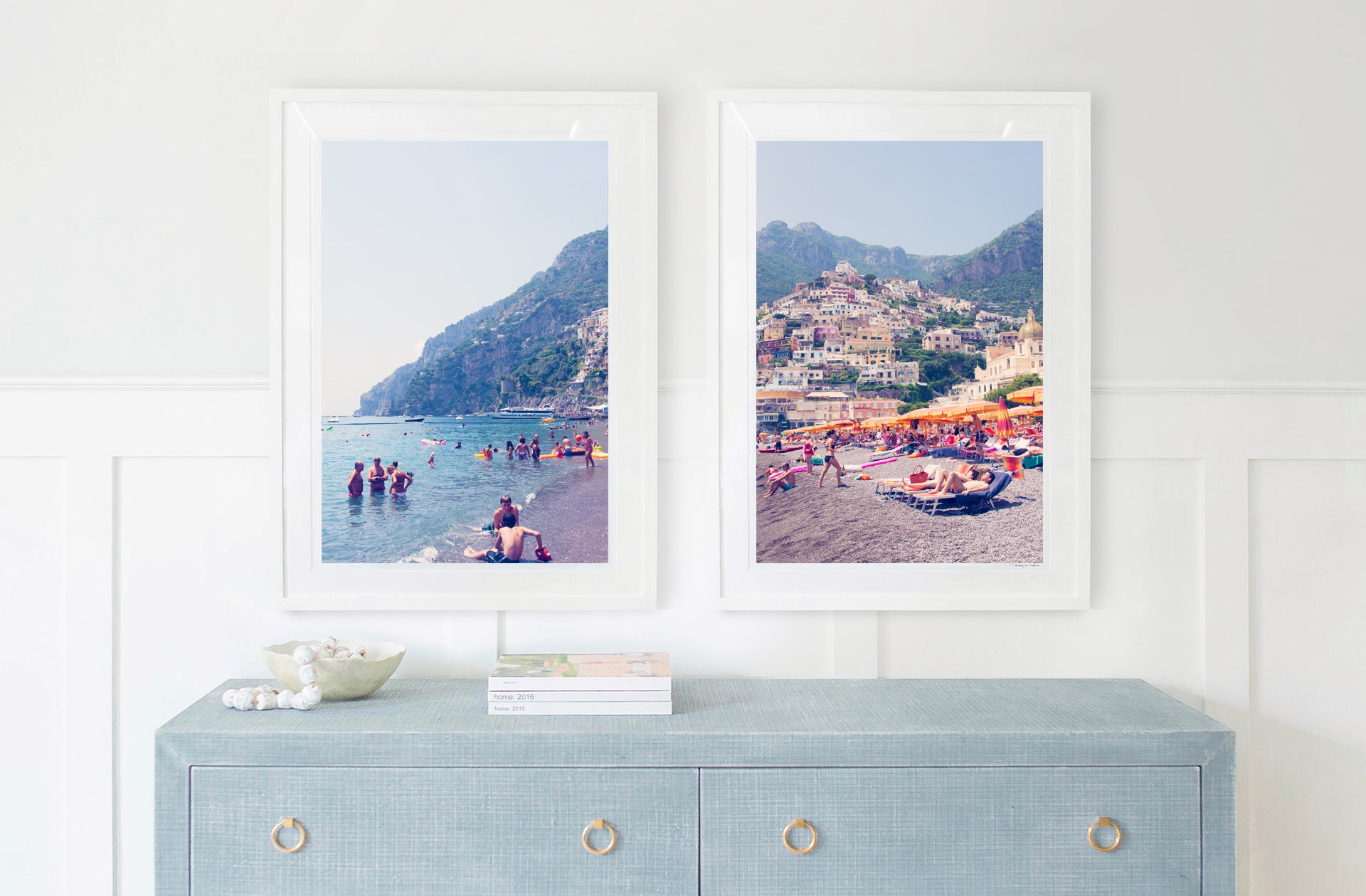 Positano Diptych